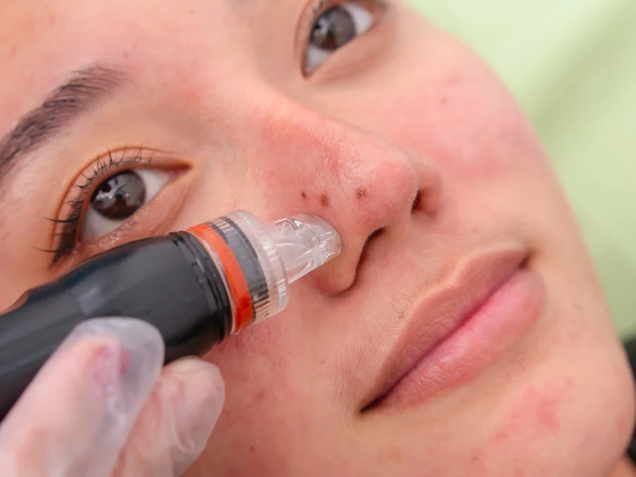 The 6-in-1 hydro-dermabrasion treatment being performed during a Deep Cleaning Hydro Facial at SpaRx Medical Aesthetics in Thonotosassa, FL
