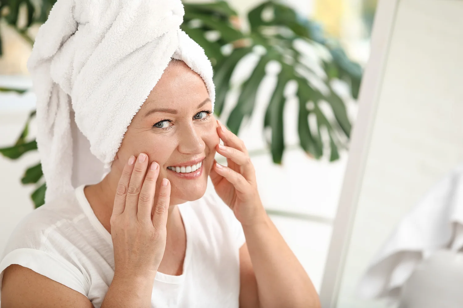 Youthful, clear, even skin maintained with regular BroadBand Light BBL photofacials at a Thonotosassa, FL medical spa.