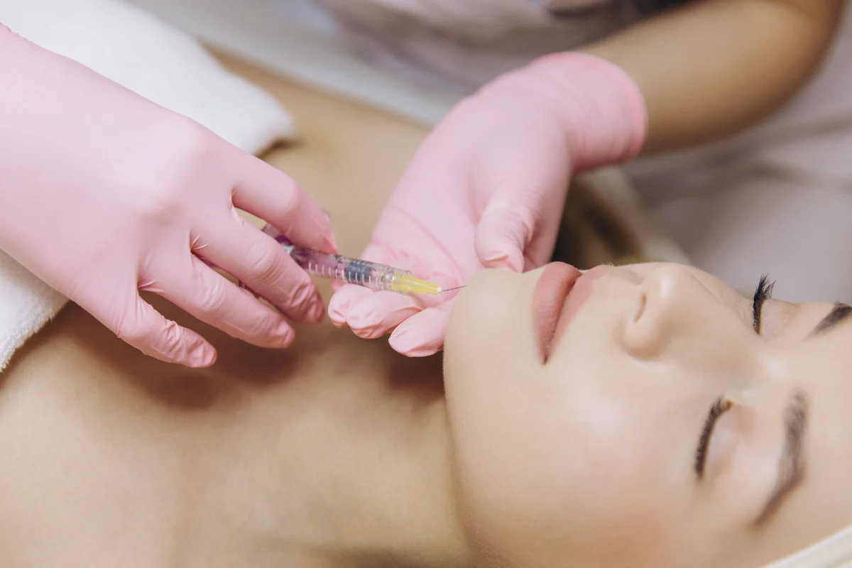 Dermal filler injection to restore facial volume at a Thonotosassa med spa