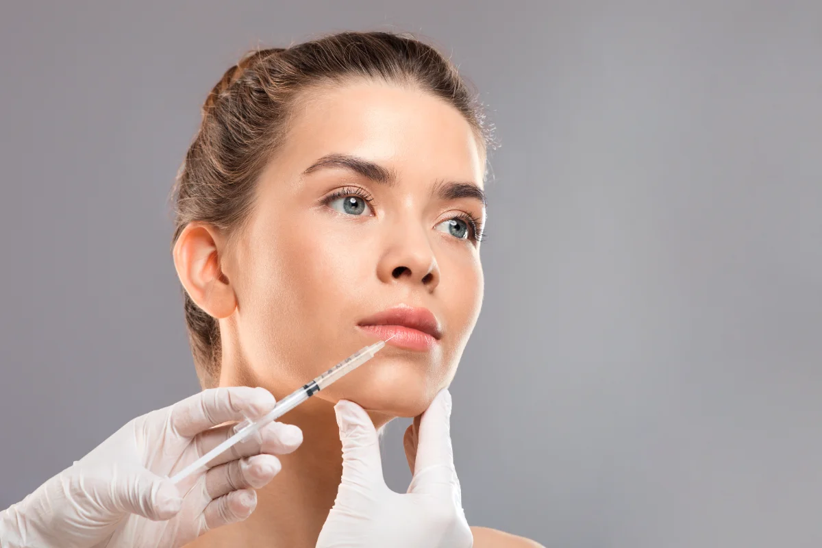 Lip flip treatment with a wrinkle relaxer at a Thonotosassa medical spa near Tampa