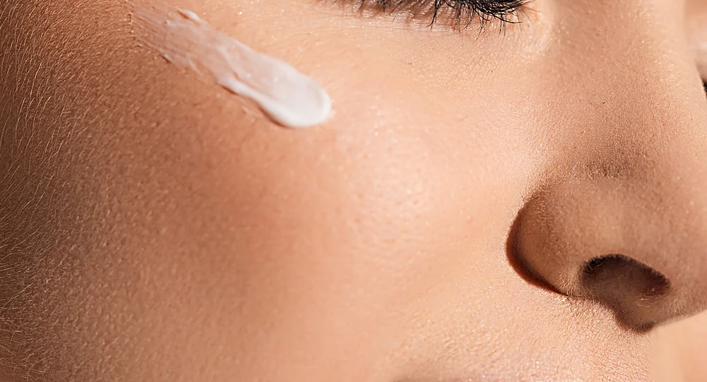 A close-up of skin with fine lines that Moveo Glo laser skin rejuvenation smooths for a brighter glow, at a Thonotosassa, FL medical spa