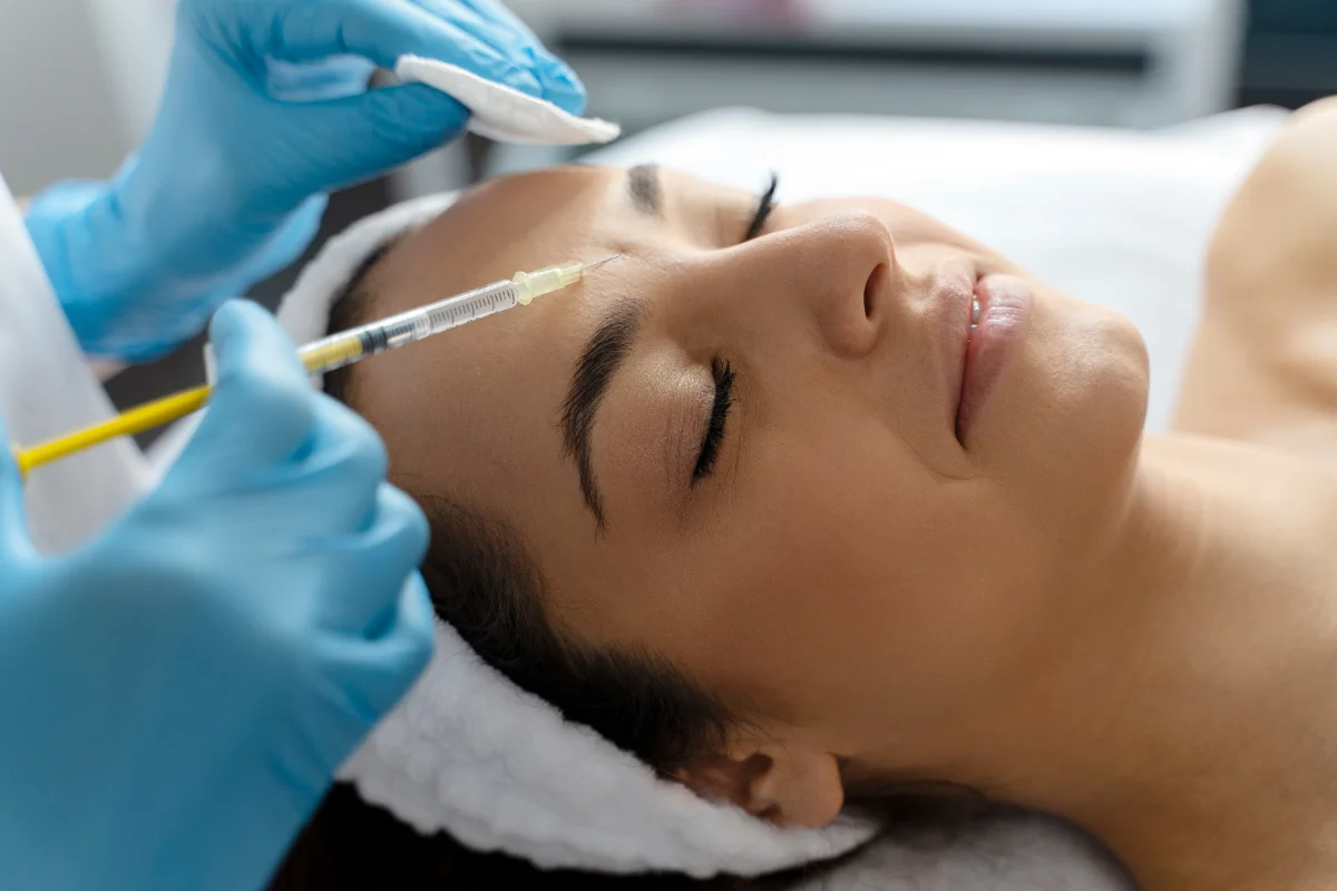 Vampire facial combining microneedling and PRP at a Thonotosassa med spa